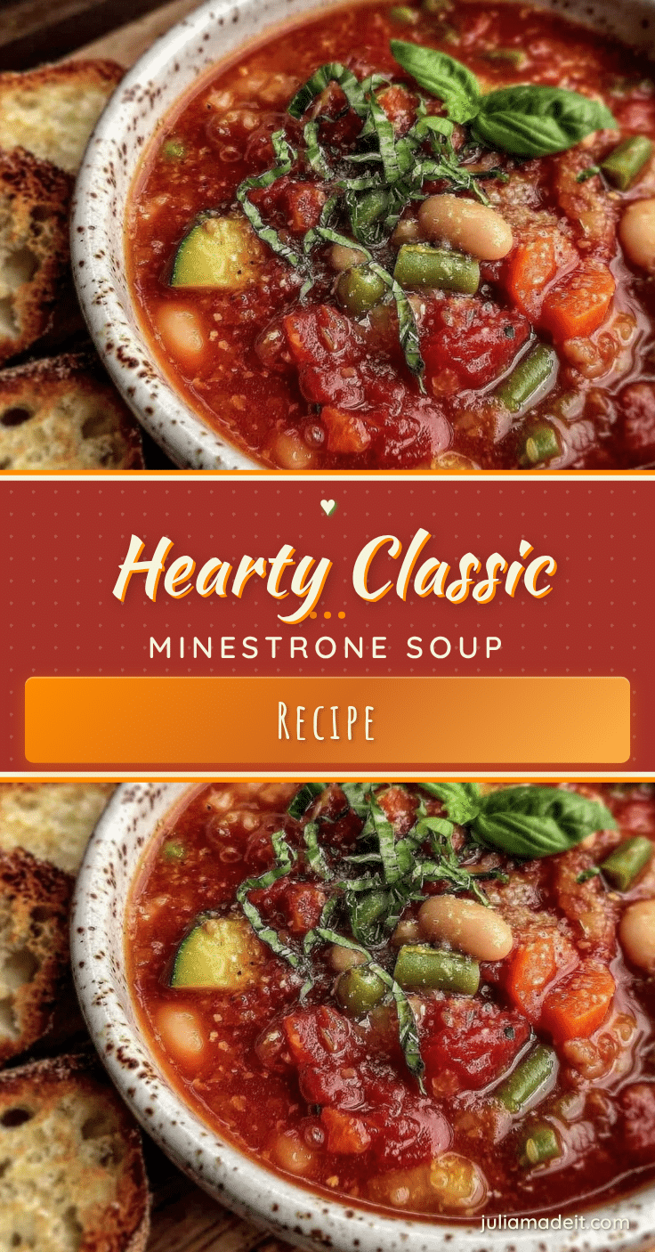 cozy classic minestrone soup recipe