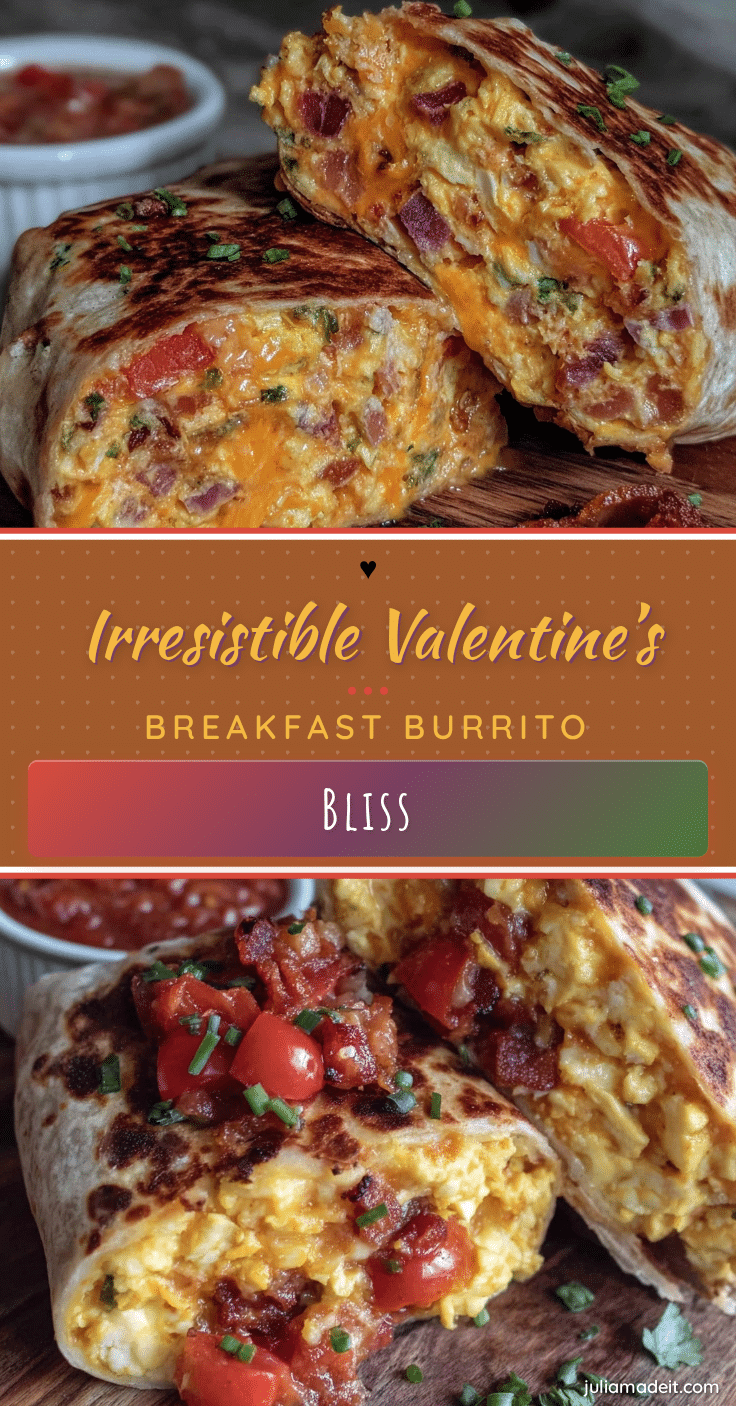 cozy valentines breakfast burrito recipe