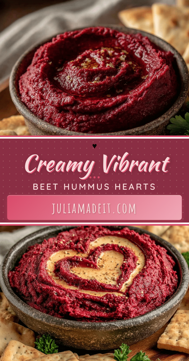 creamy beet hummus recipe