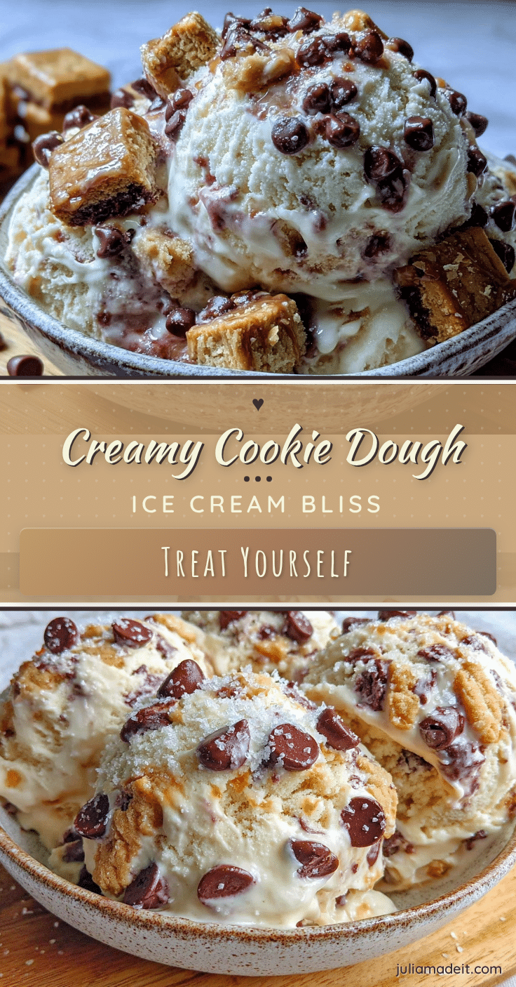 creamy cookie dough ice cream recipe