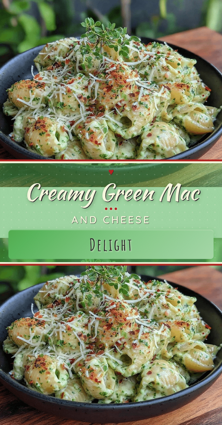 creamy green mac and cheese recipe