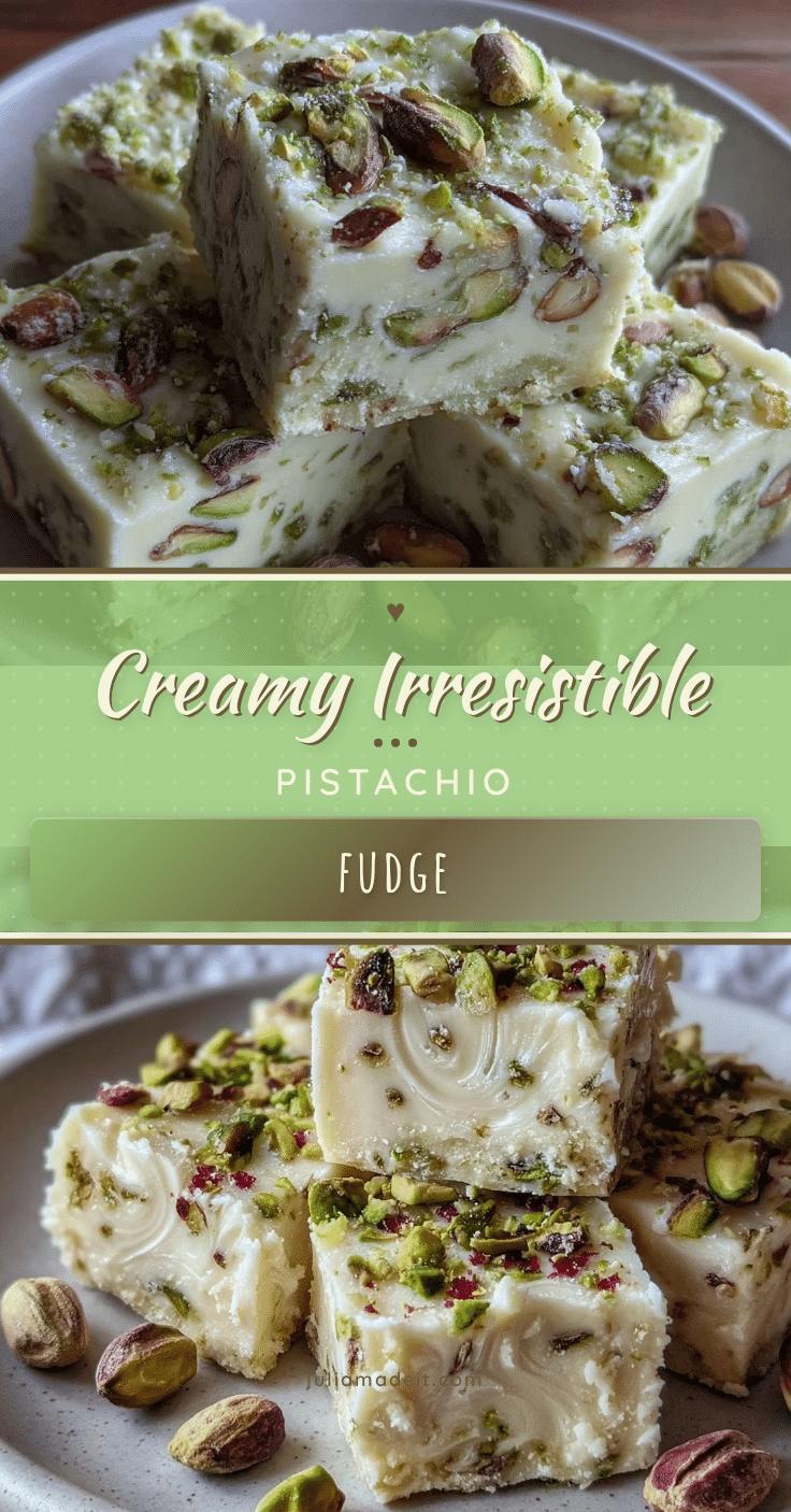 creamy pistachio fudge recipe