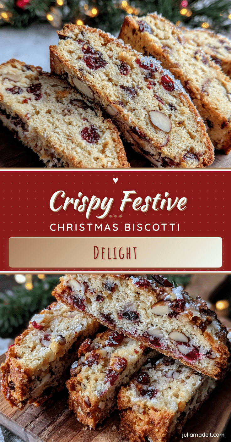 crispy Christmas biscotti recipe