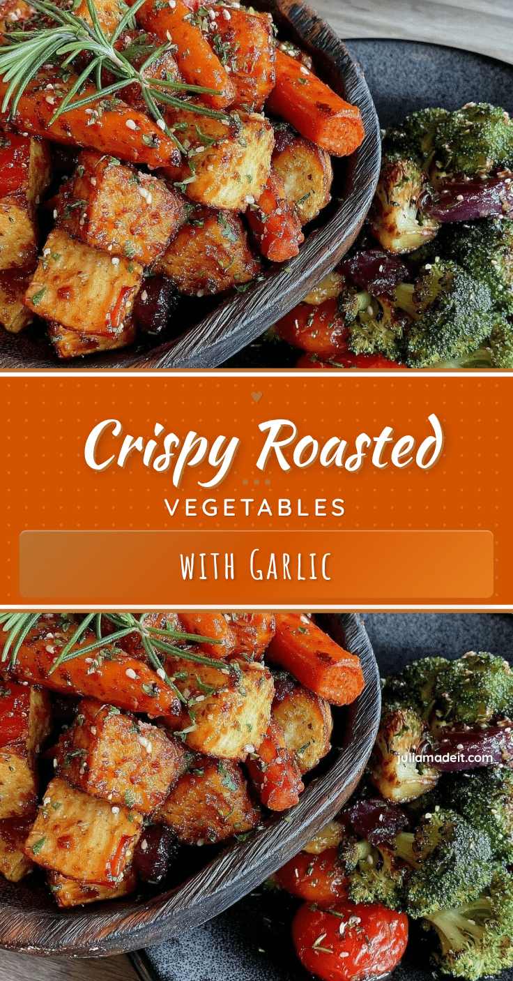 crispy roasted vegetables with garlic recipe