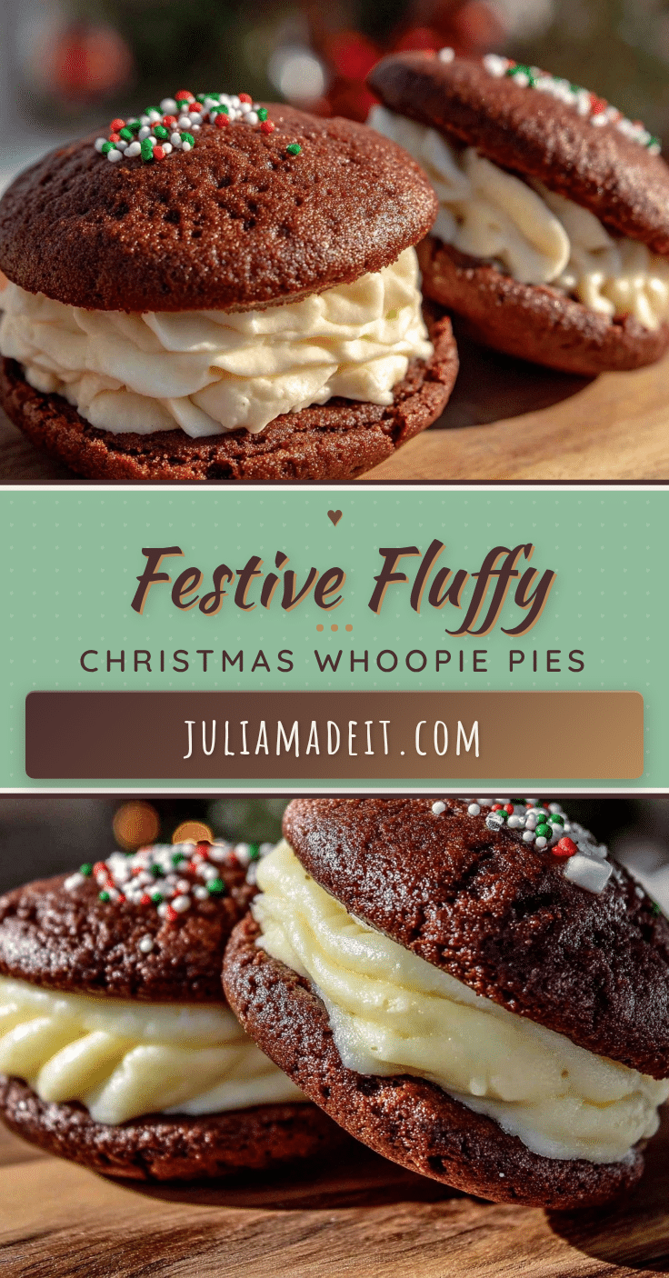Fluffy Christmas Whoopie Pies recipe