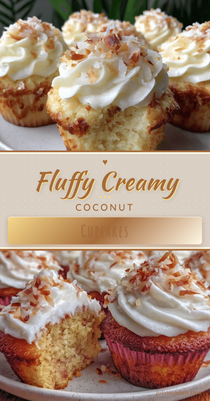 fluffy coconut cupcakes recipe