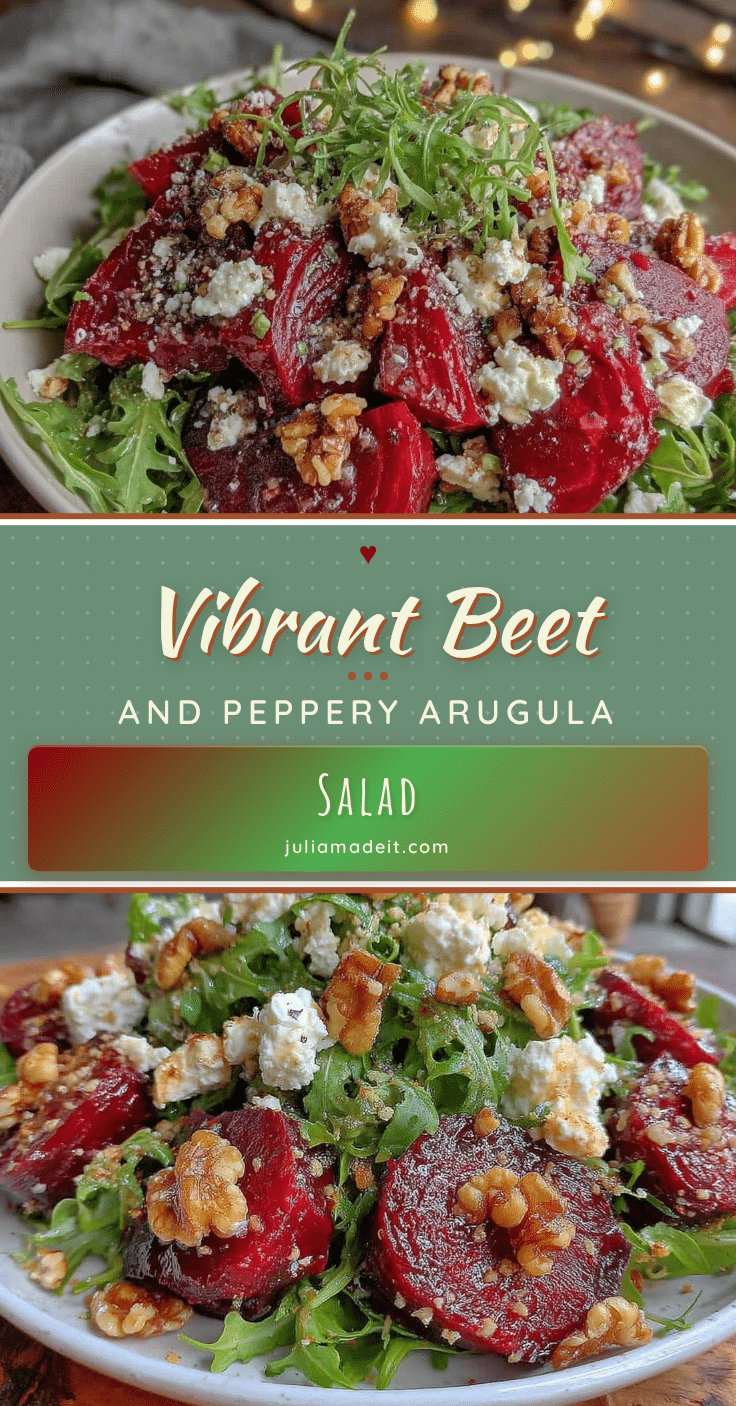 fresh beet and arugula salad recipe