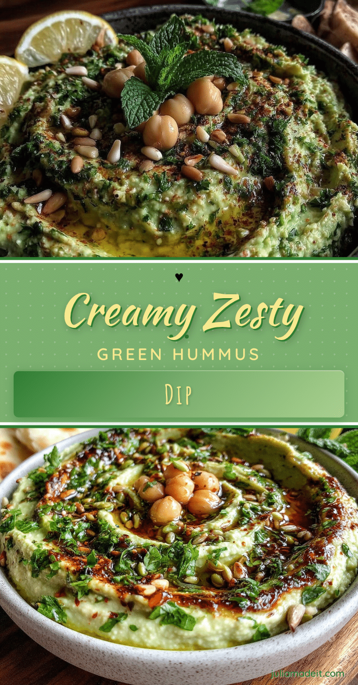 fresh green hummus recipe