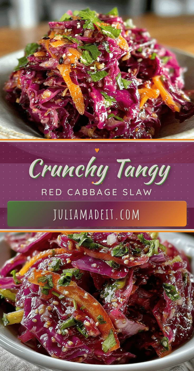 fresh red cabbage slaw recipe