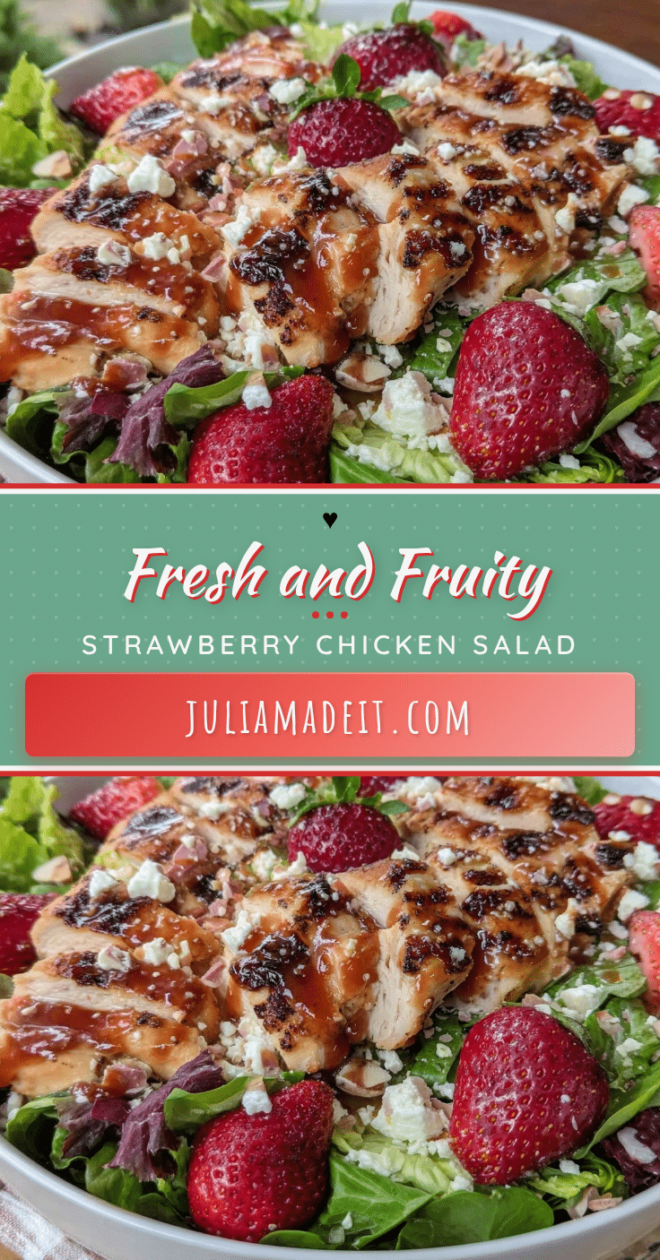fresh strawberry chicken salad recipe