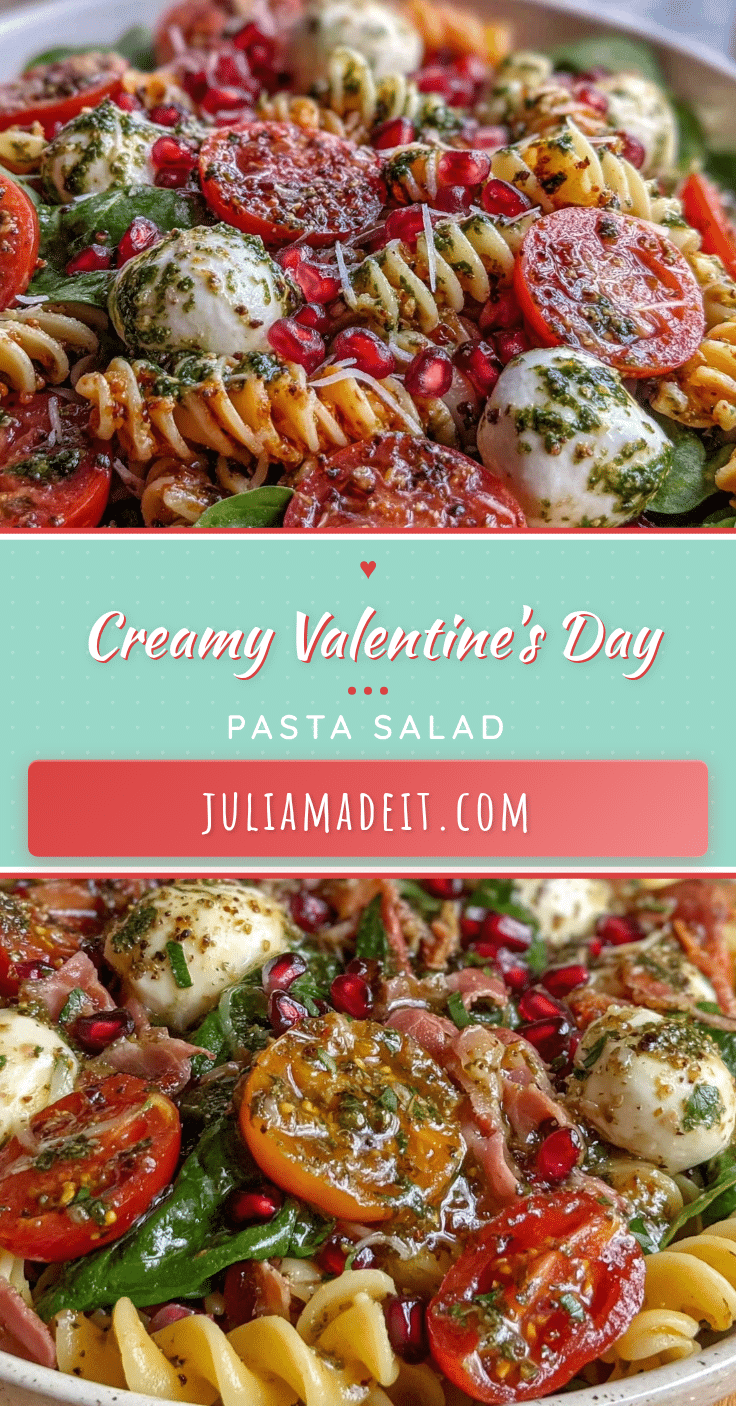 fresh valentines pasta salad recipe