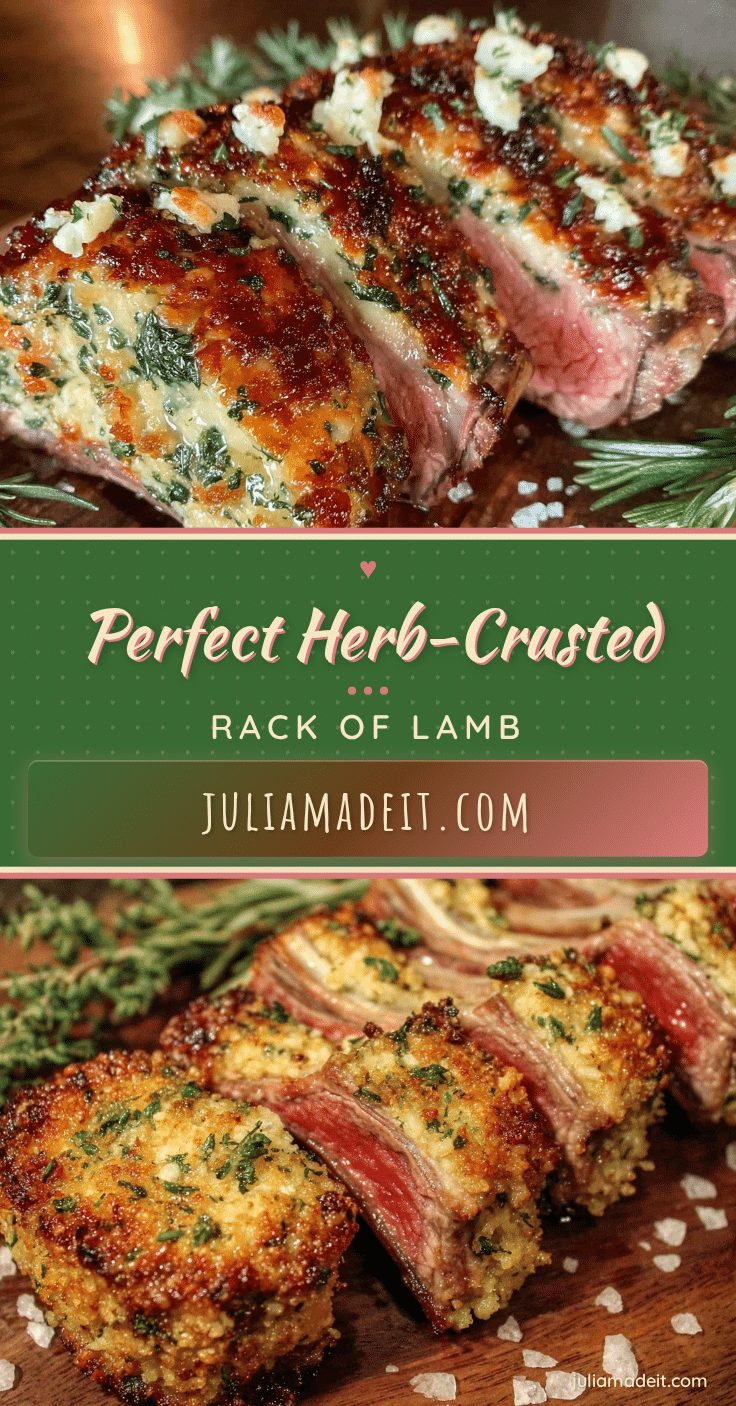 herb-crusted rack of lamb recipe