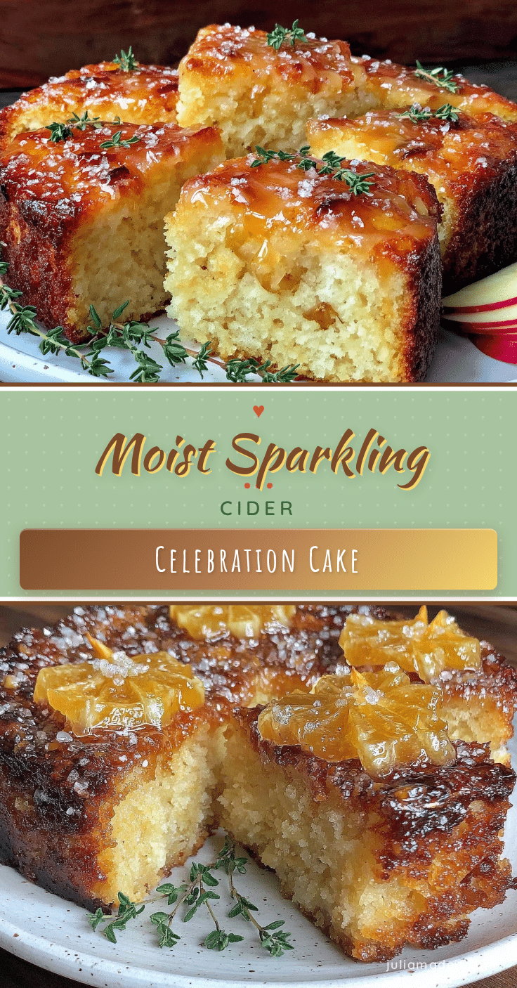 moist sparkling cider celebration cake recipe