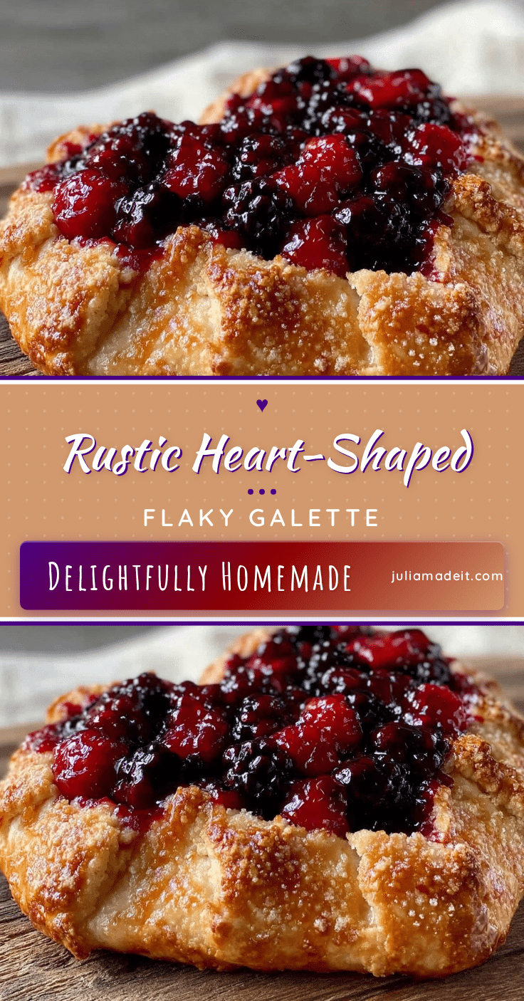 rustic heart-shaped galette recipe