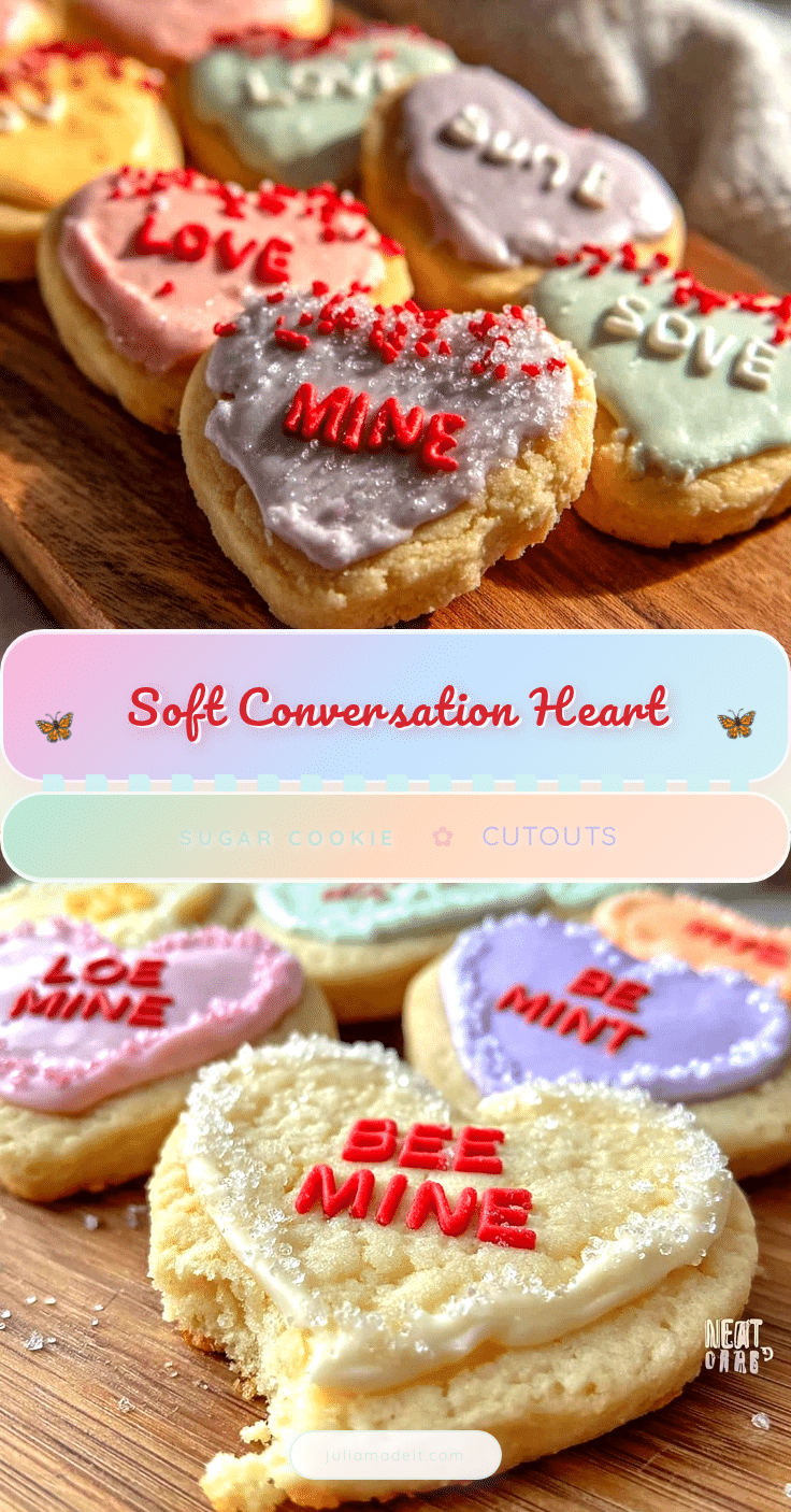 Classic Conversation Heart Sugar Cookie Cutouts recipe
