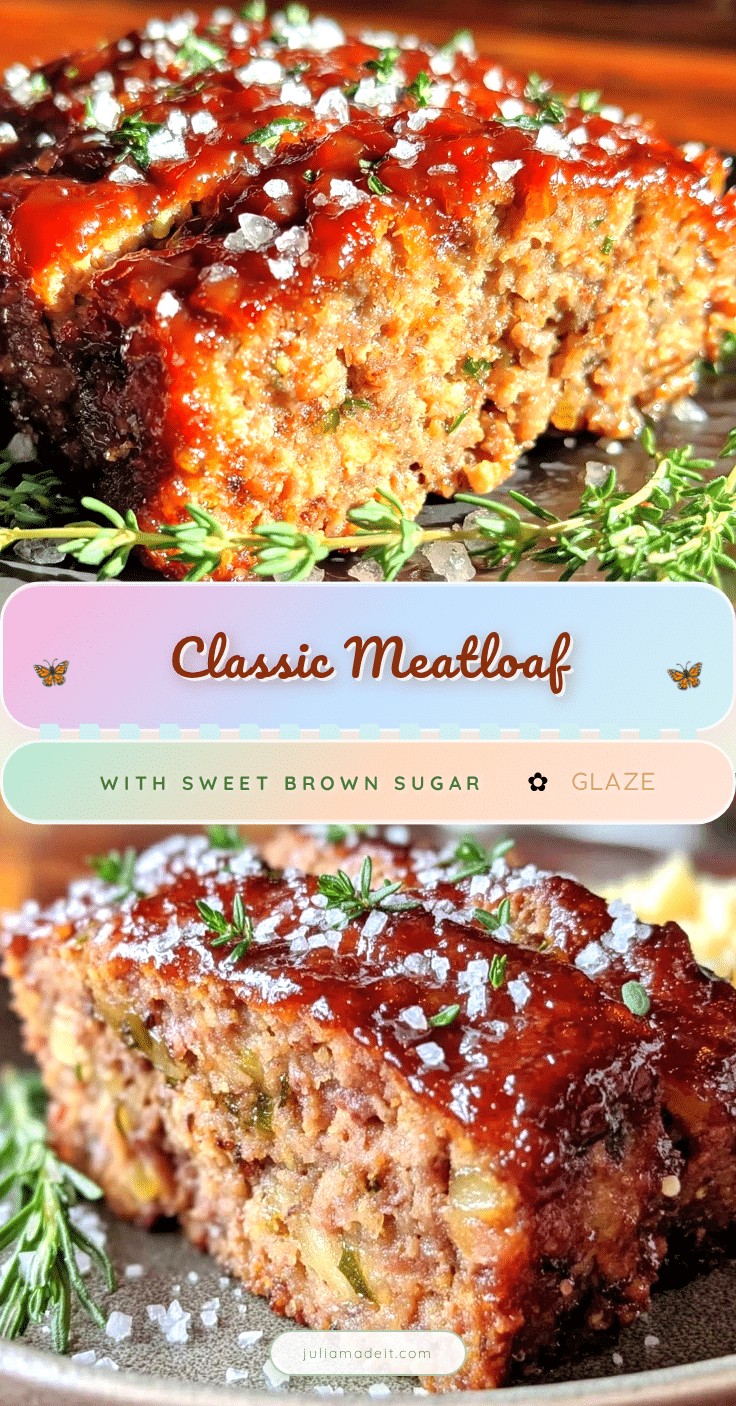 classic meatloaf recipe with sweet brown sugar glaze recipe