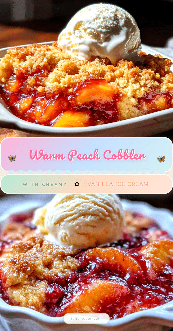 cozy peach cobbler recipe