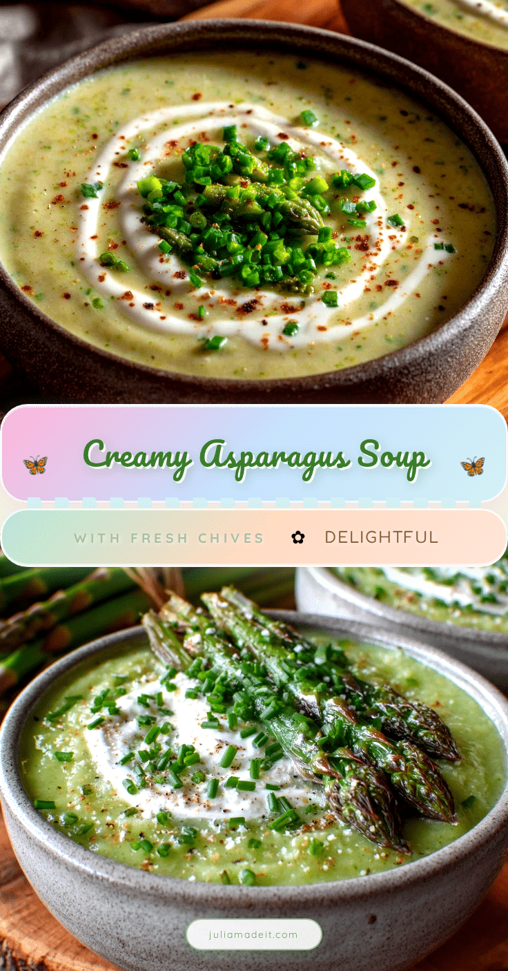 creamy asparagus soup recipe