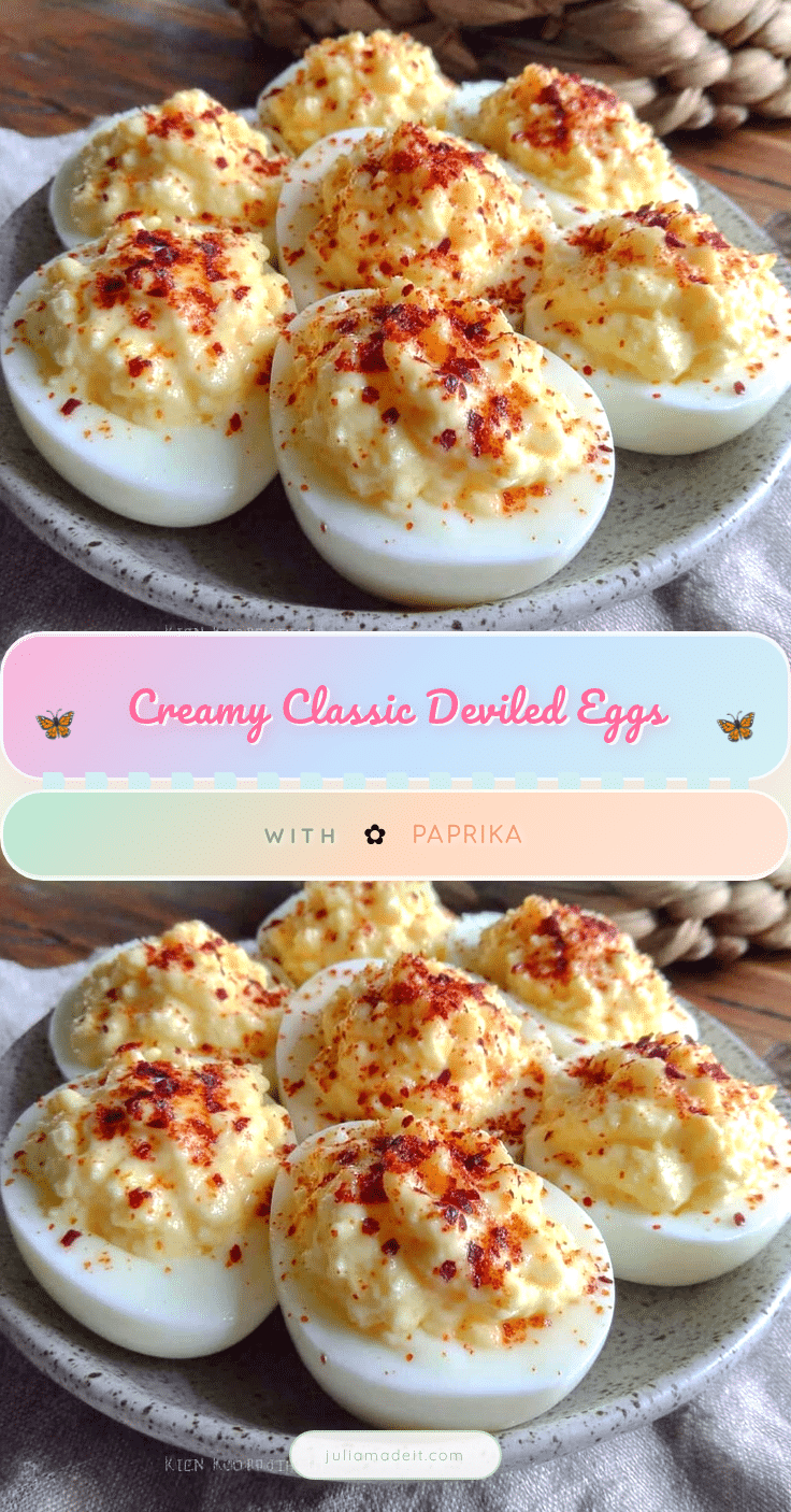 creamy classic deviled eggs recipe