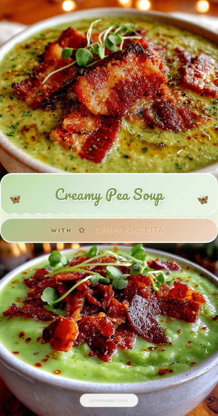 creamy pea soup recipe