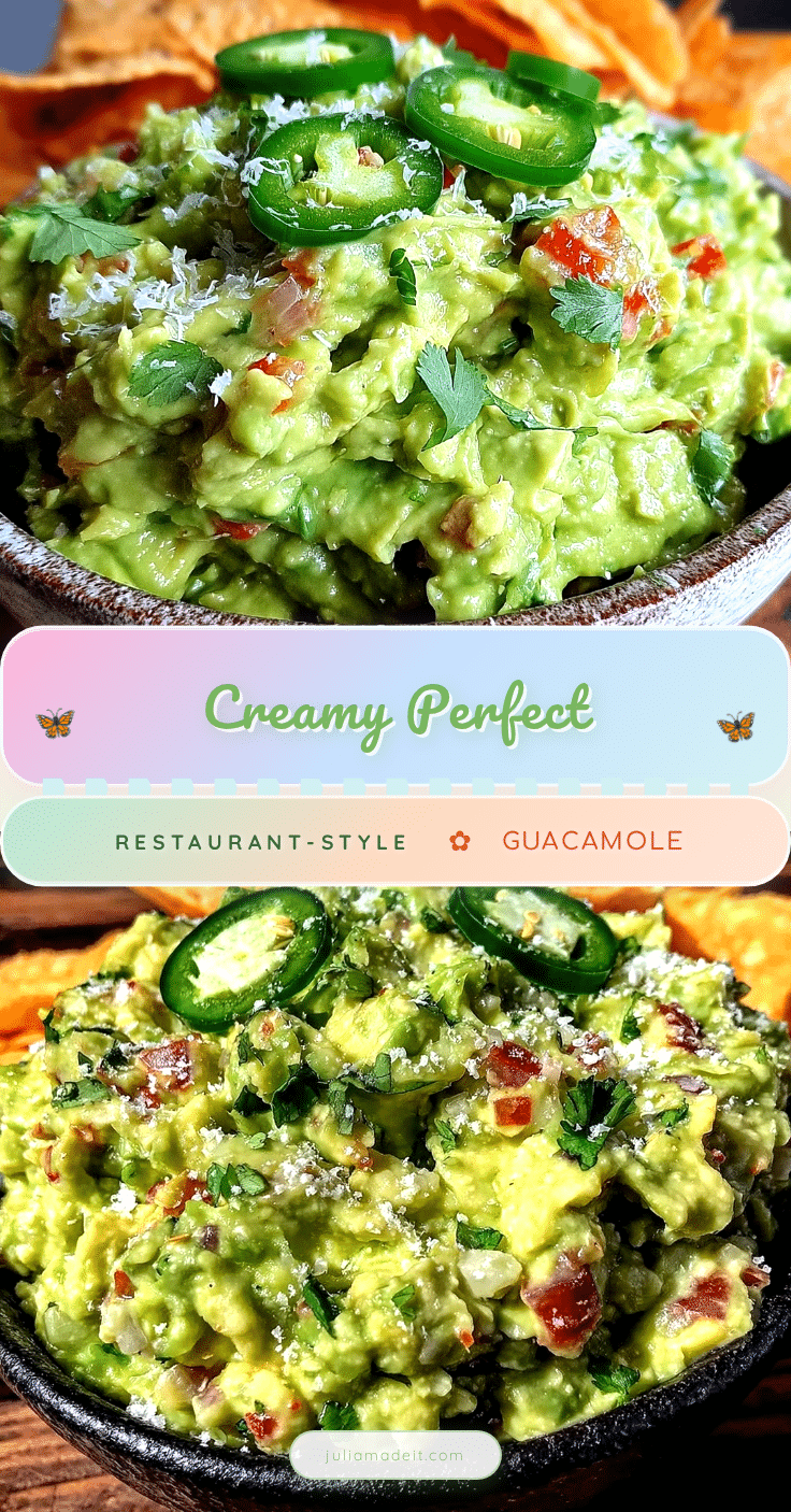 creamy perfect guacamole recipe