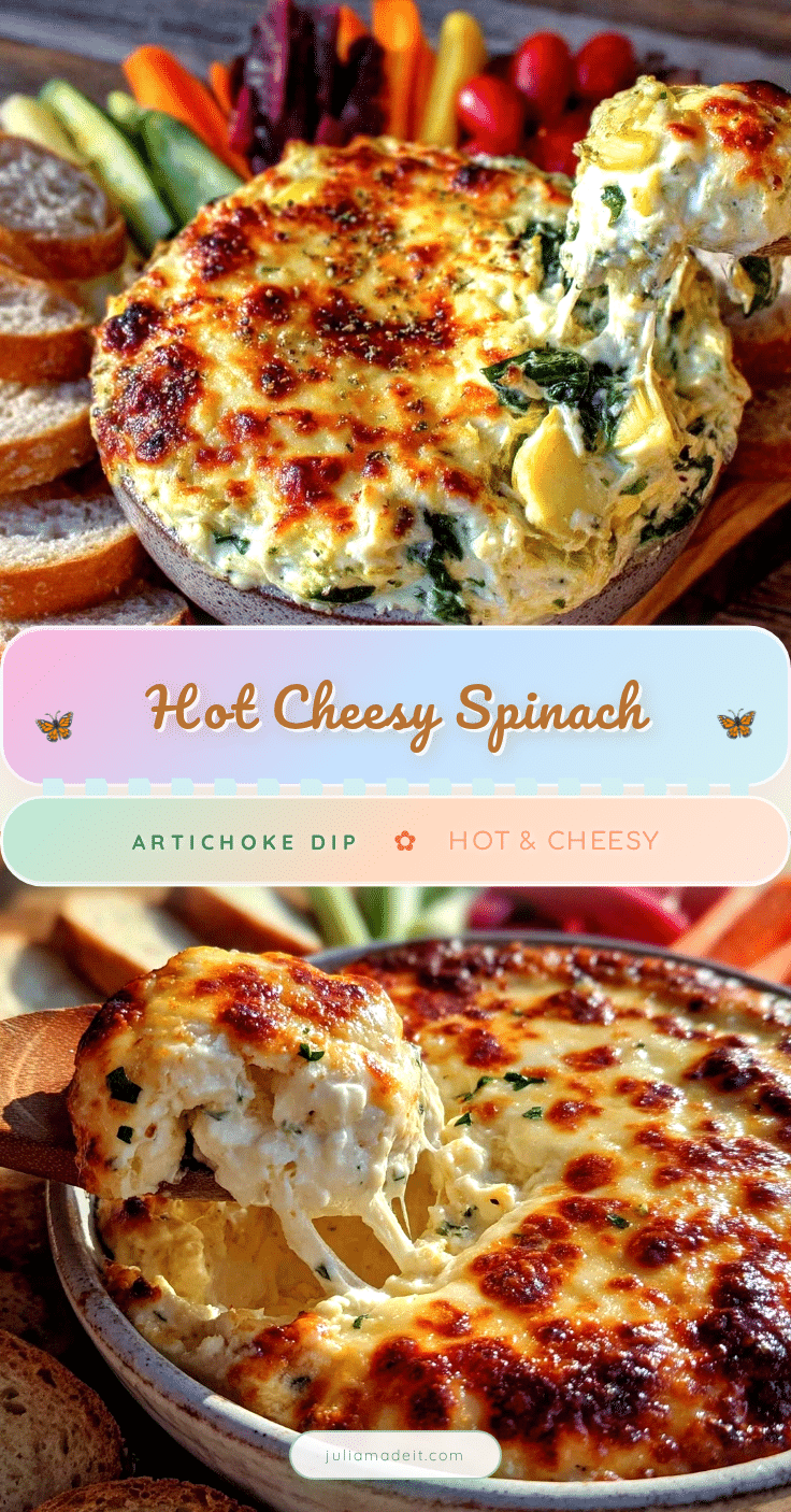 creamy spinach artichoke dip recipe