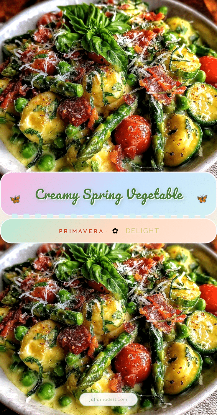 creamy spring vegetable primavera recipe