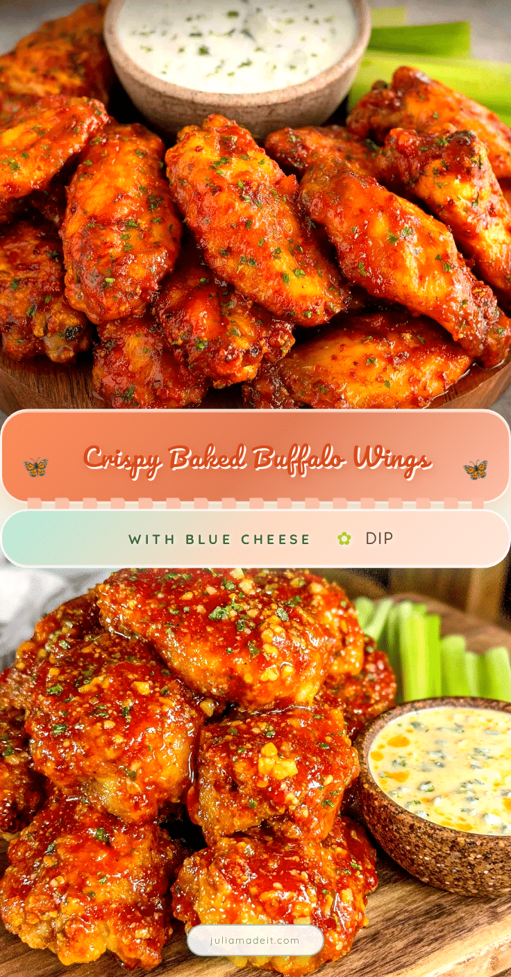 crispy baked buffalo wings recipe