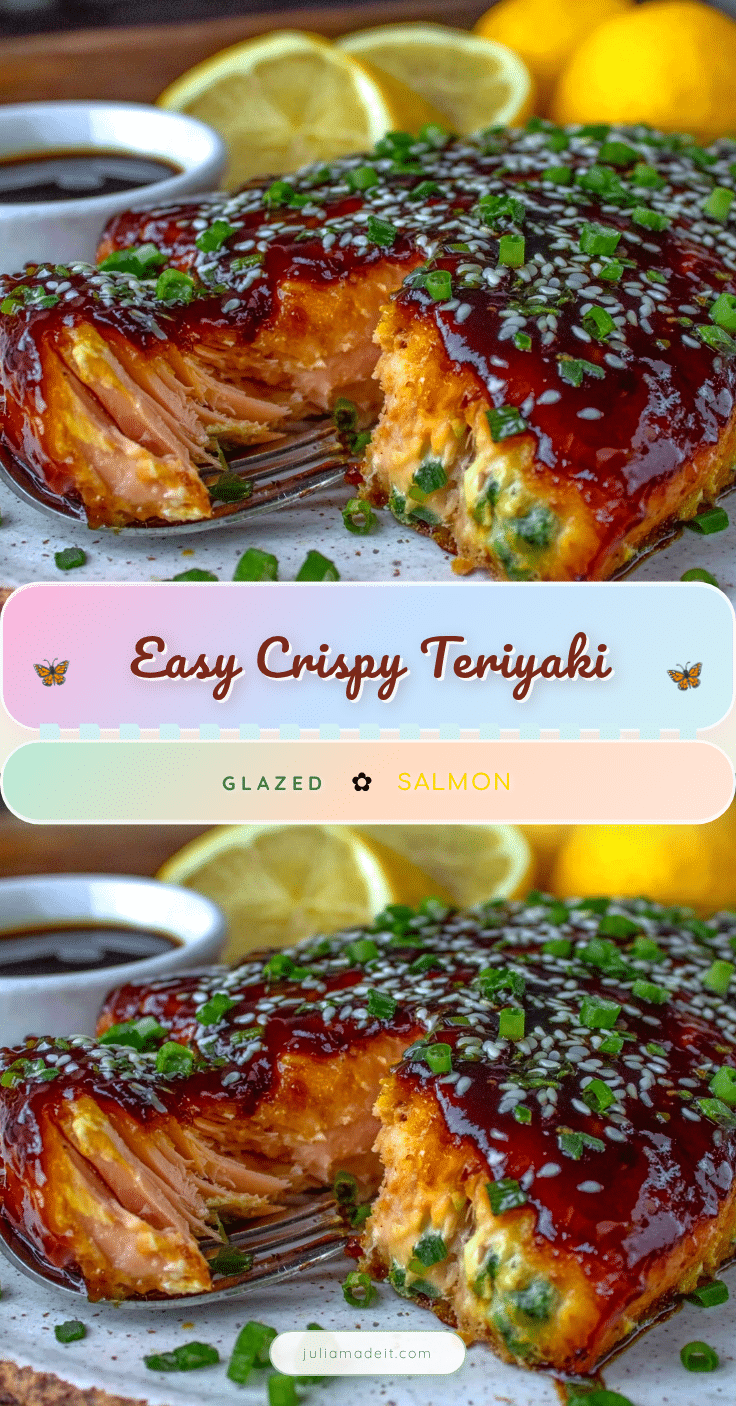 crispy teriyaki glazed salmon recipe