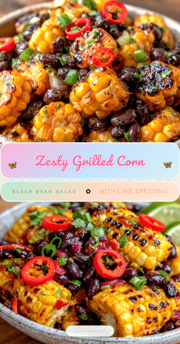fresh grilled corn and black bean salad recipe