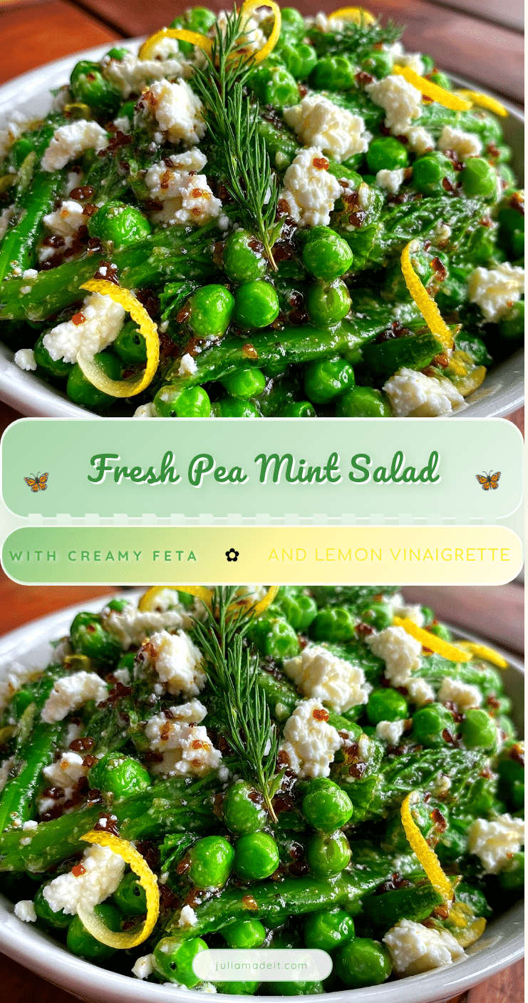 fresh pea and mint salad recipe