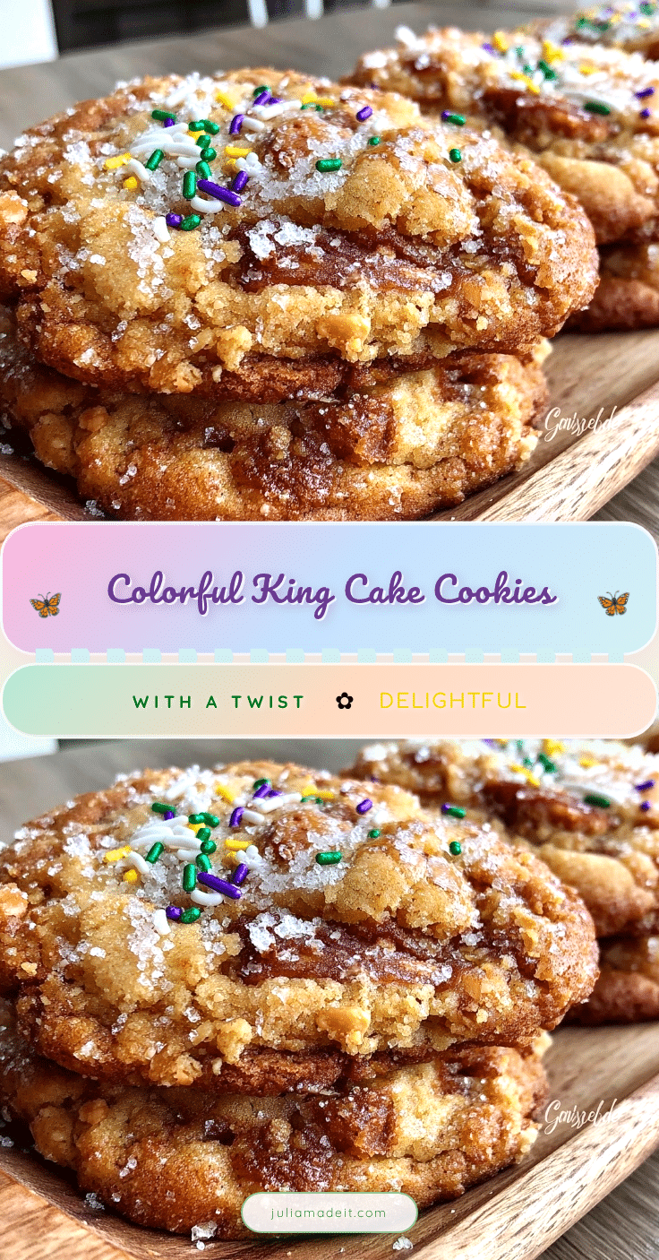 king cake cookies recipe
