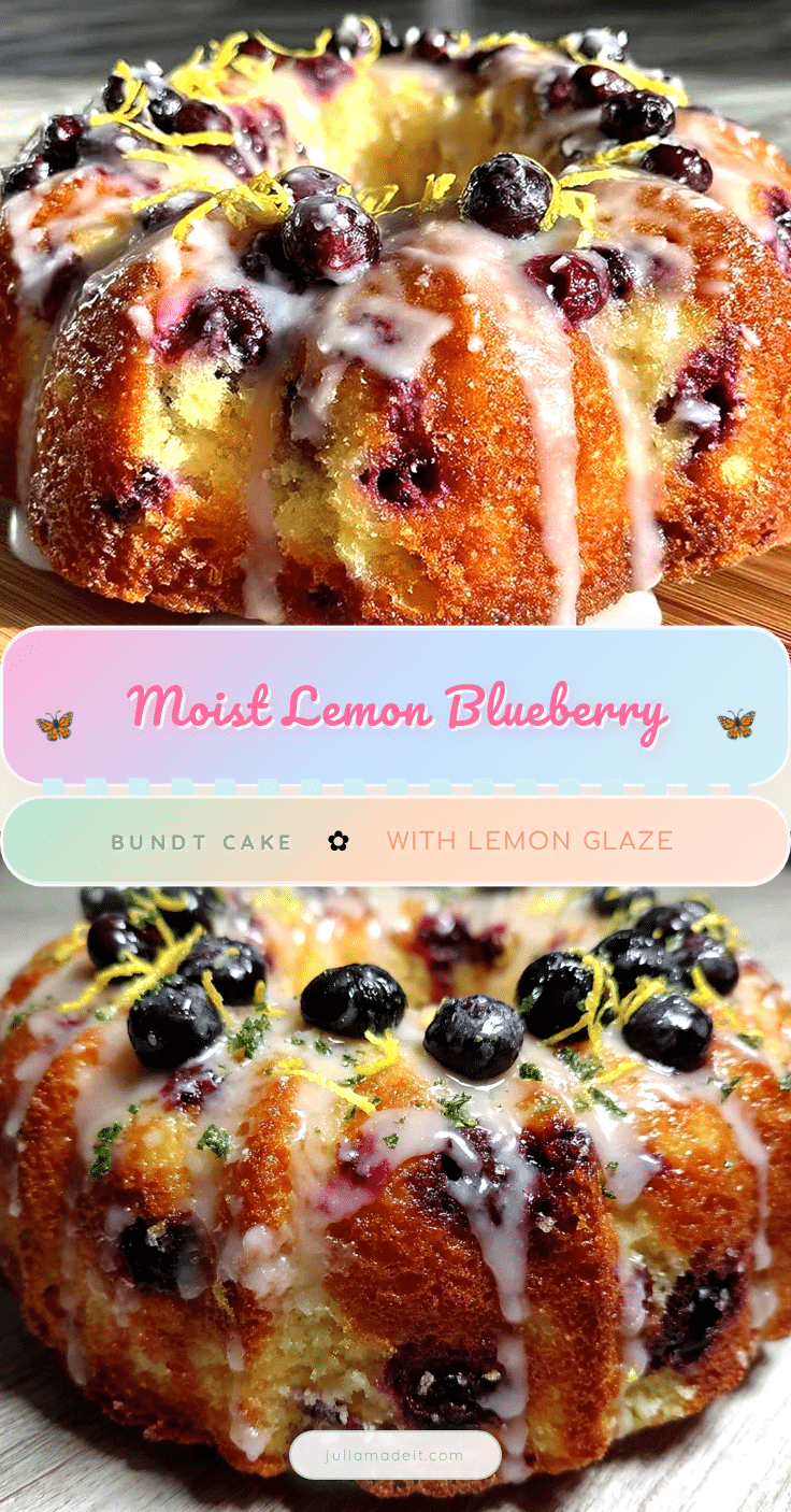 lemon blueberry bundt cake recipe