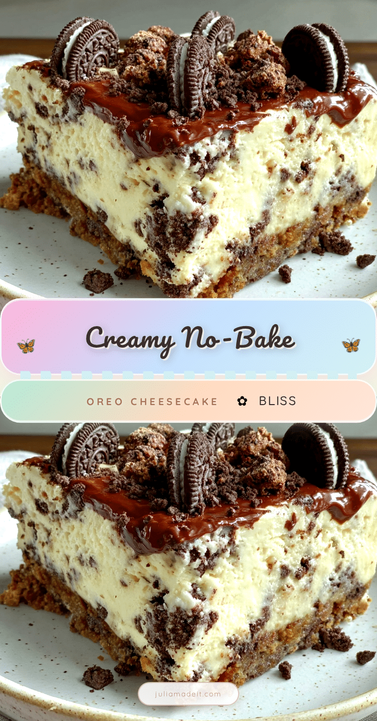No-Bake Oreo Cheesecake recipe