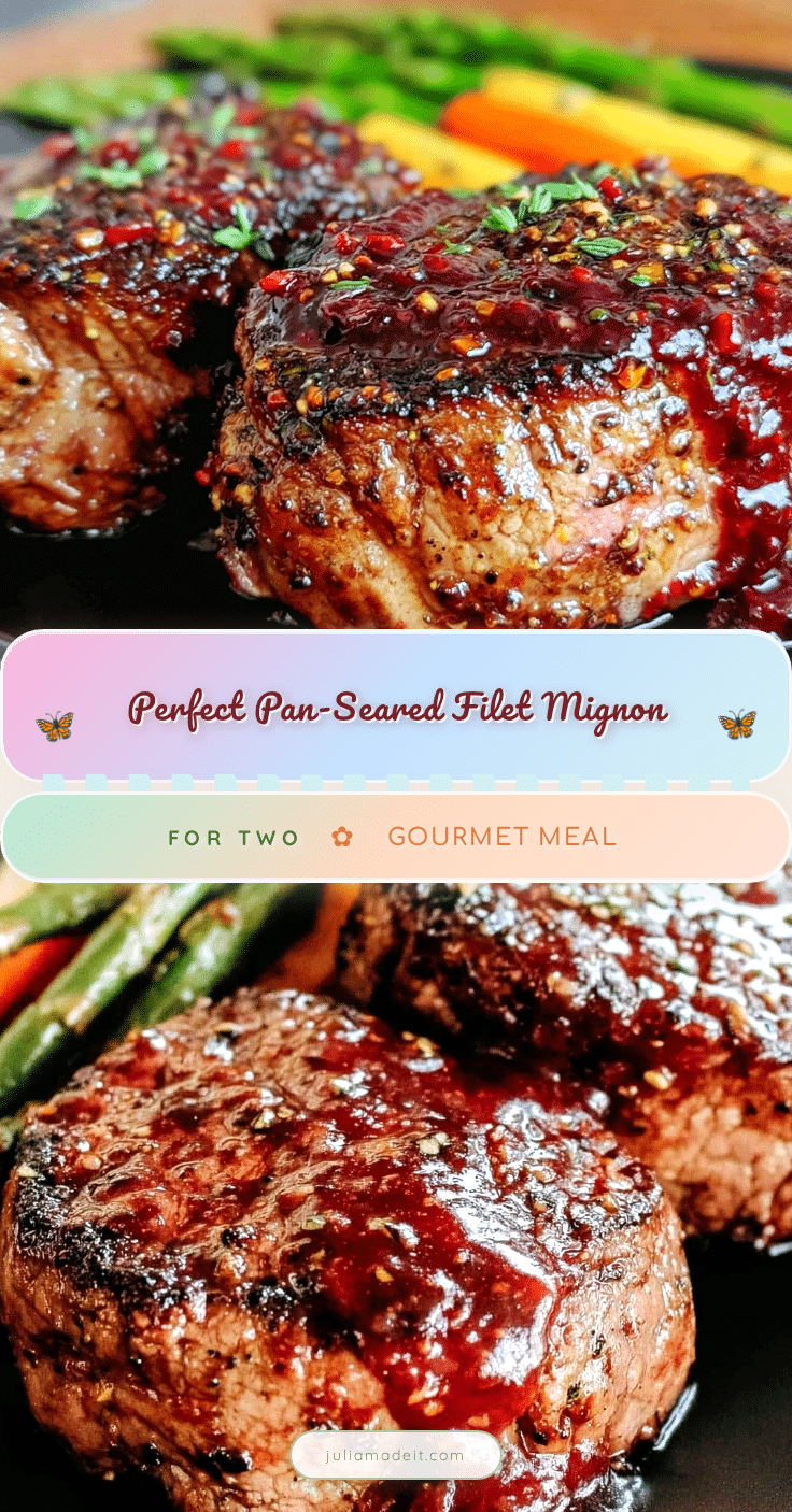 perfect pan-seared filet mignon recipe