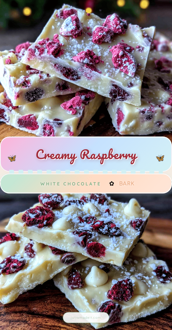 raspberry white chocolate bark recipe