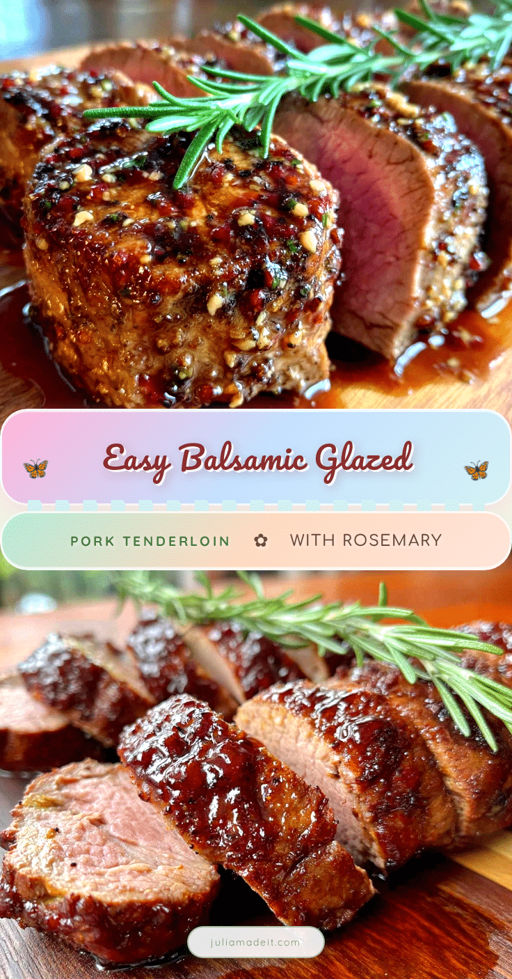 balsamic glazed pork tenderloin recipe