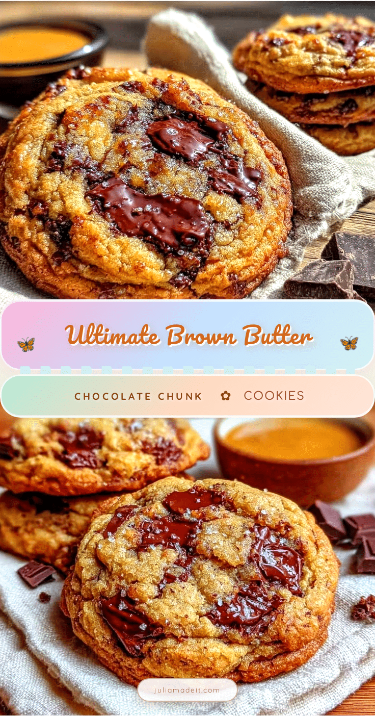 brown butter chocolate chunk cookies recipe