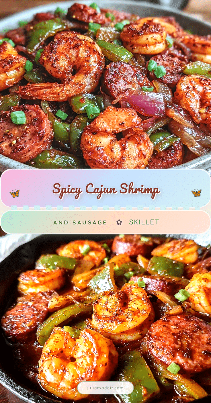 Cajun shrimp and sausage skillet recipe
