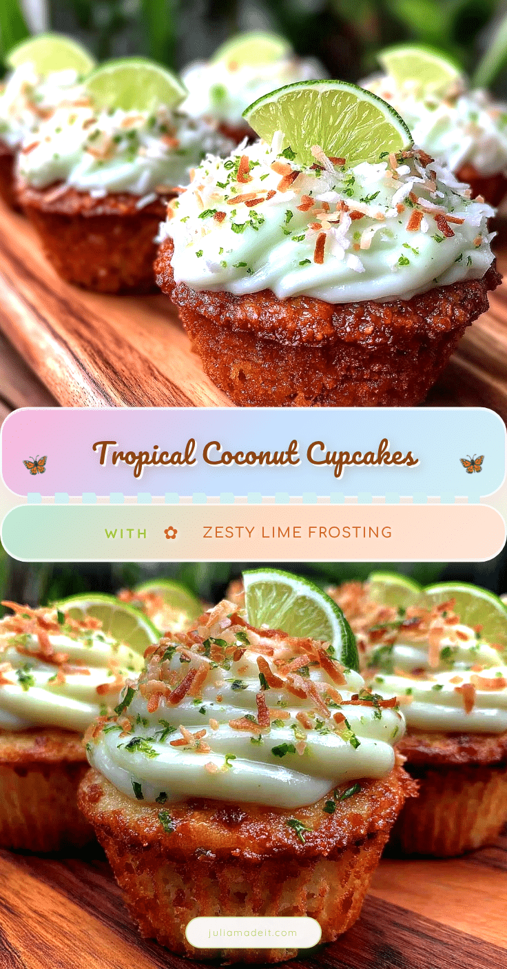 coconut cupcakes with lime frosting recipe