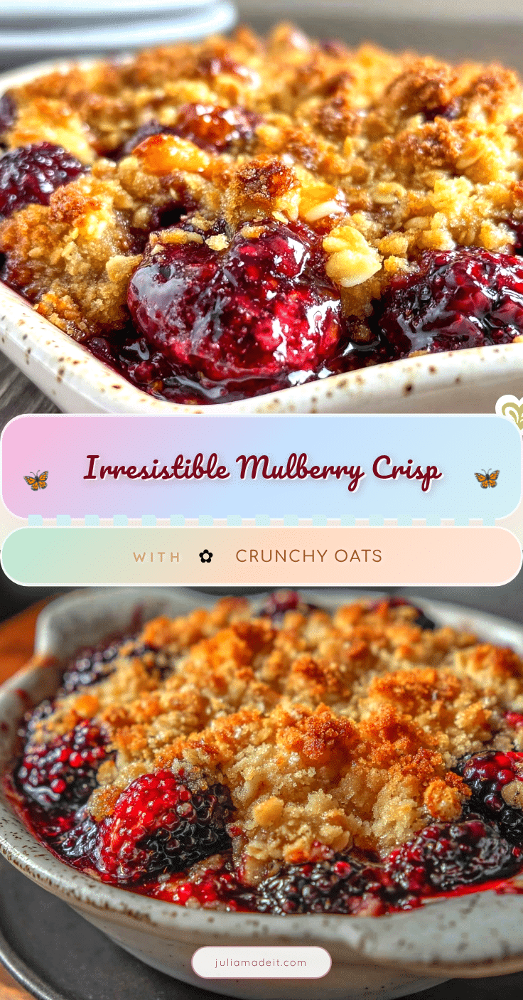 cozy mulberry crisp recipe