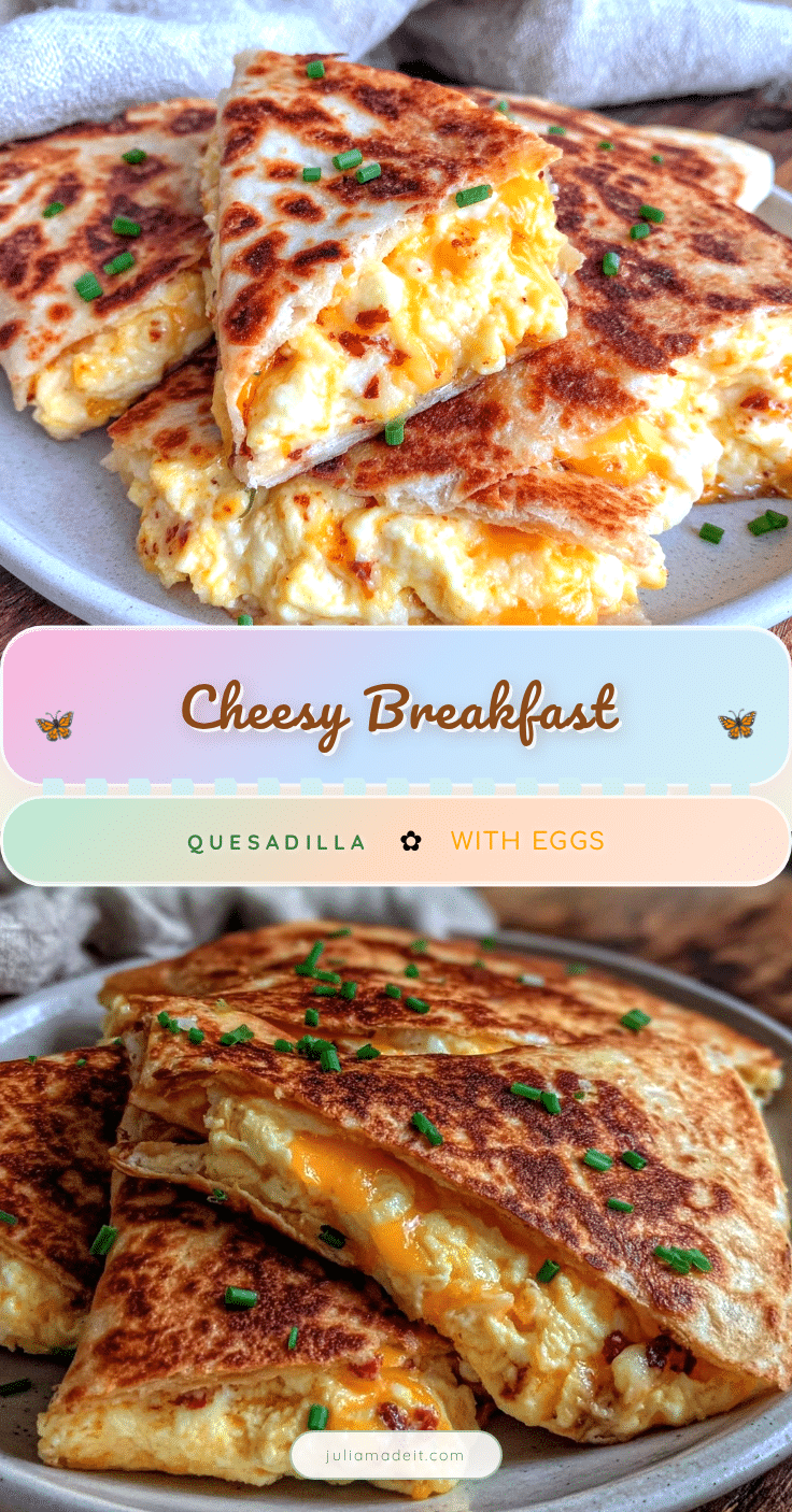 creamy breakfast quesadilla recipe