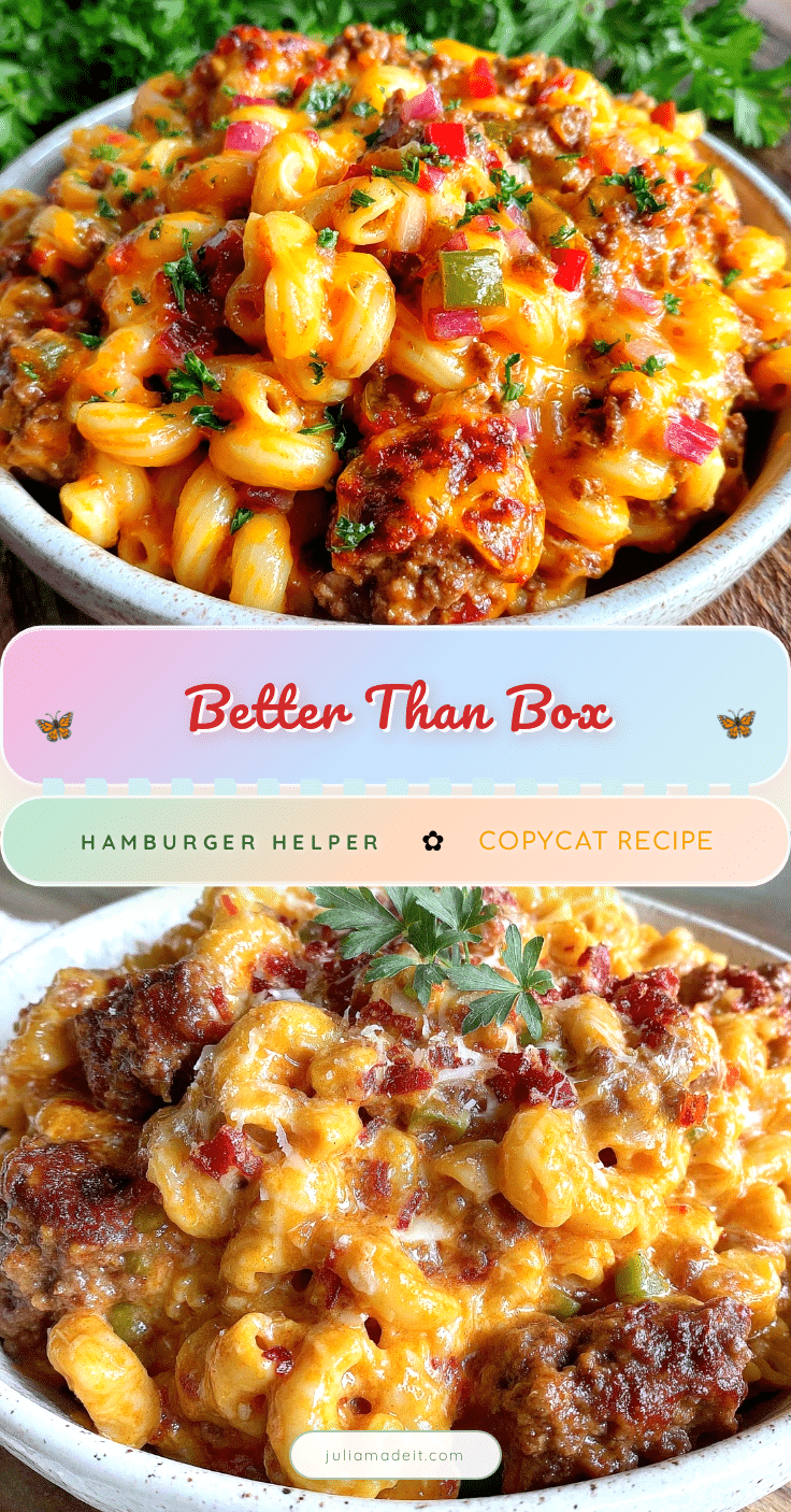 creamy hamburger helper copycat recipe recipe