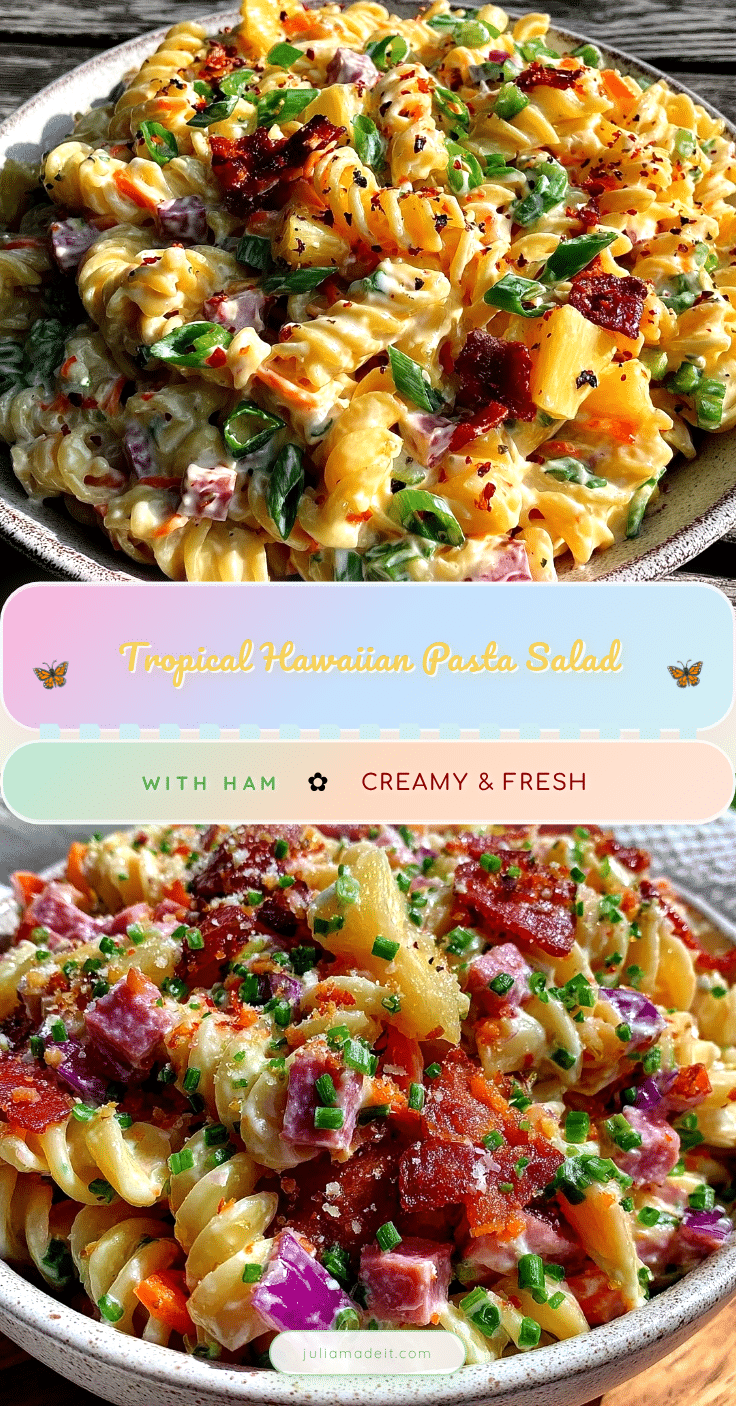creamy hawaiian pasta salad recipe