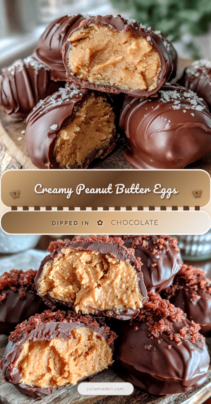 creamy homemade peanut butter eggs recipe