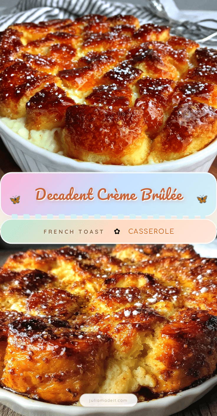 crème brûlée french toast casserole recipe