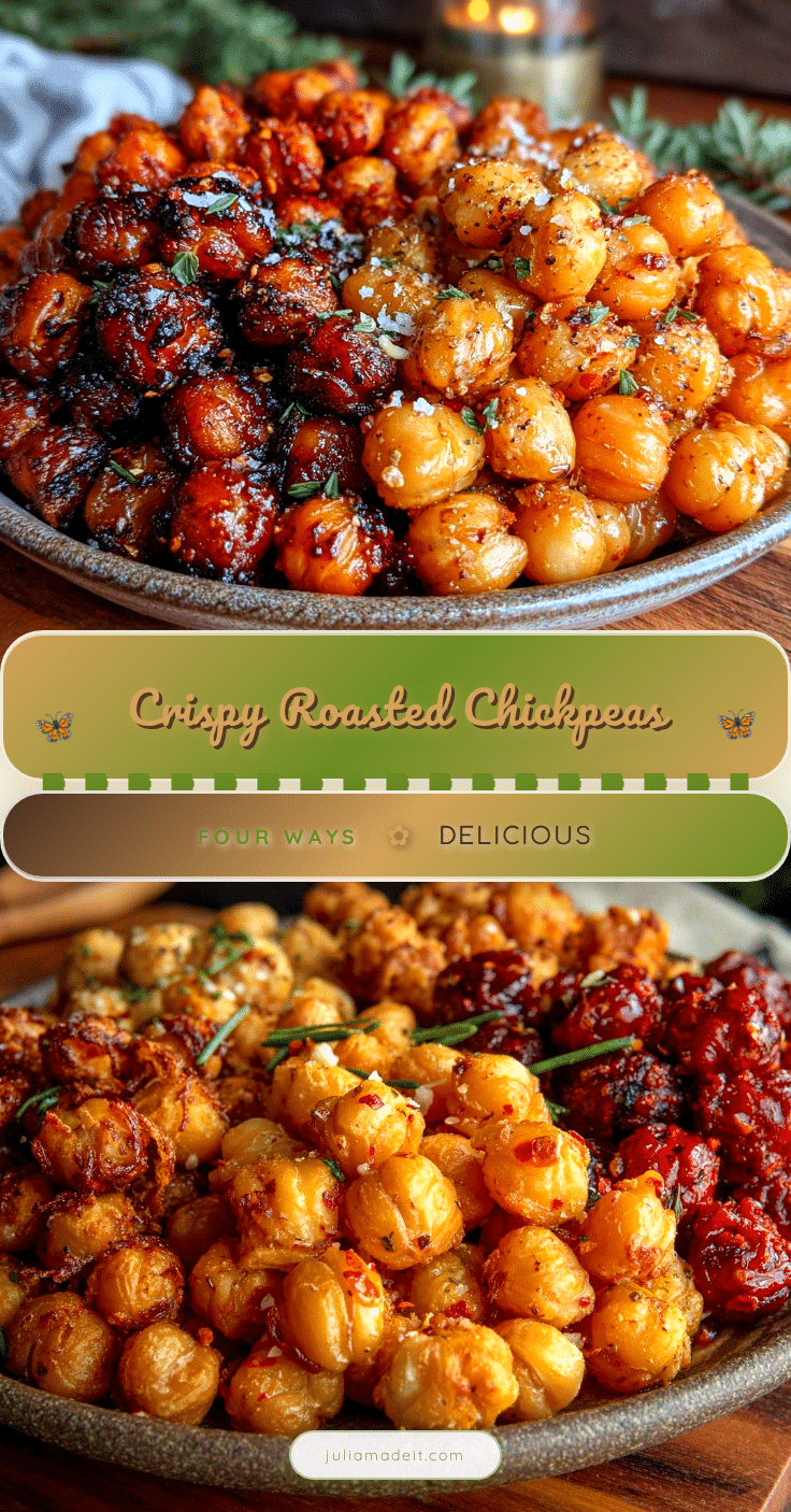 crispy roasted chickpeas recipe