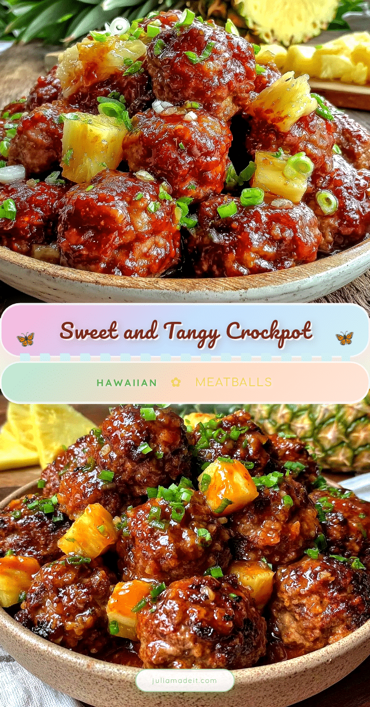 crockpot hawaiian bbq meatballs recipe