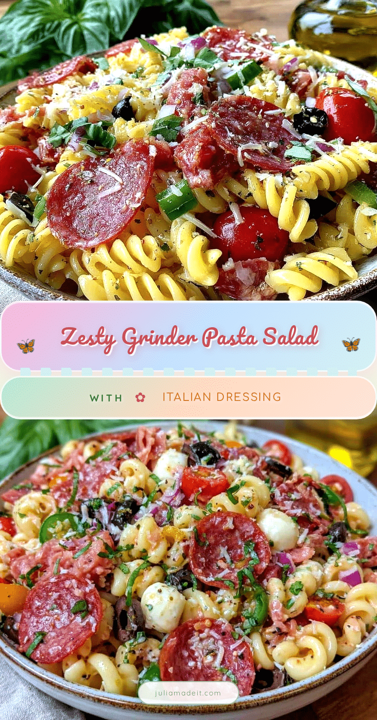 Flavorful Grinder Pasta Salad recipe