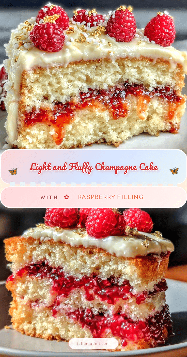 fluffy champagne cake recipe